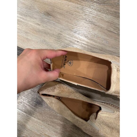 Ariat Women’s 360‎ Easy Flex Rose Gold Metallic Comfort Slip-On Shoe Sz 11 - Picture 5 of 7